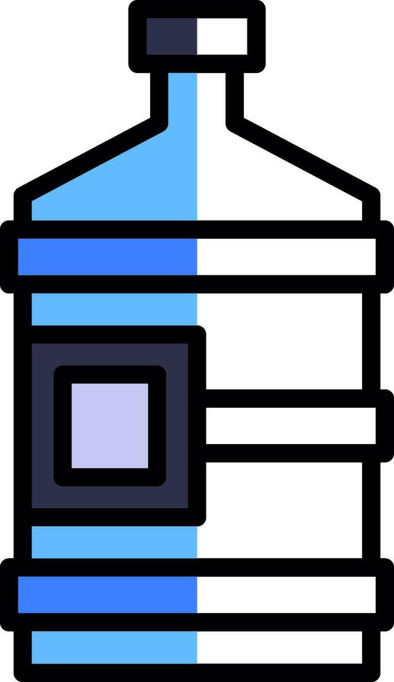 Water bottle Vector Icon Design