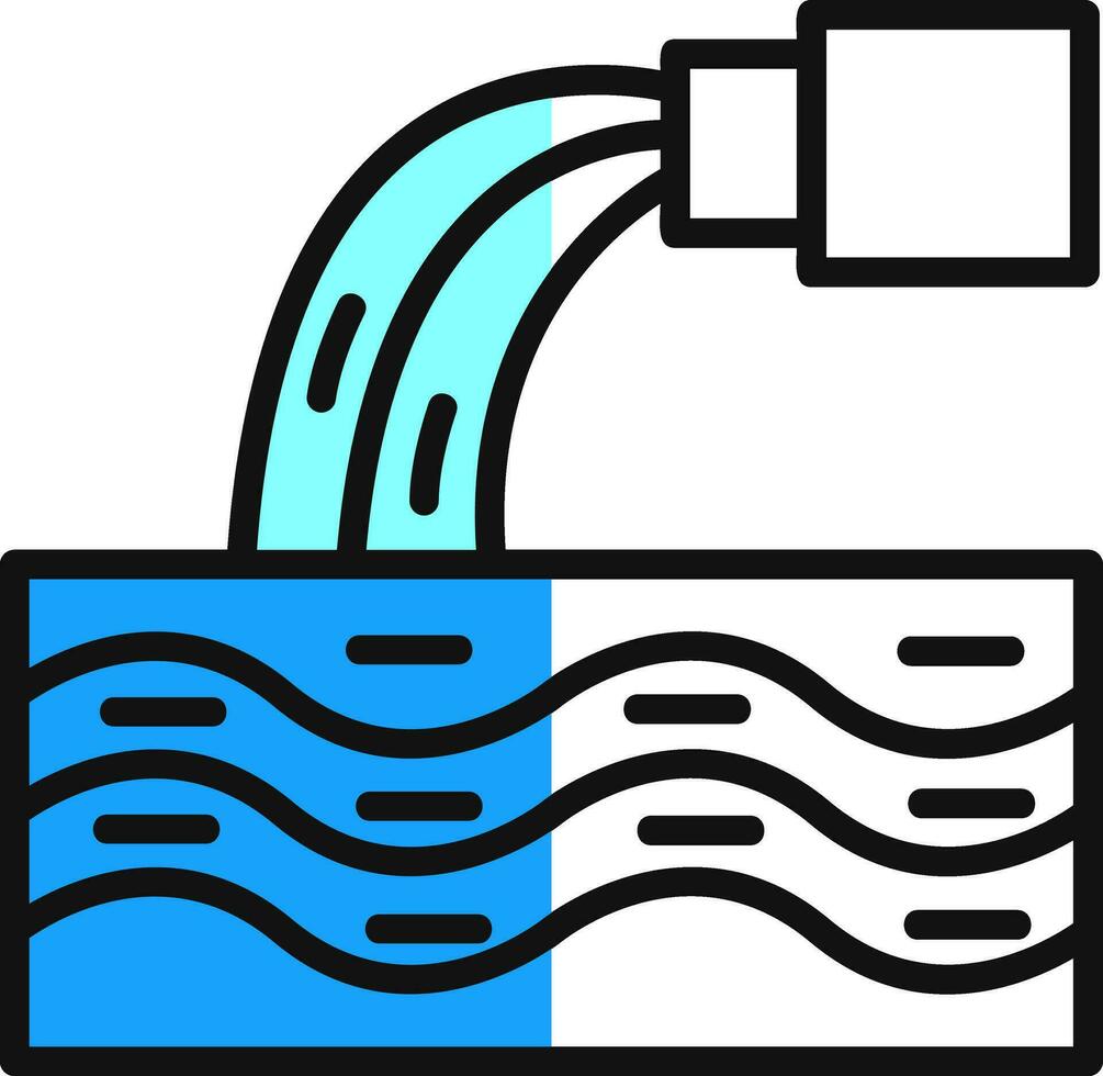 Waste water Vector Icon Design