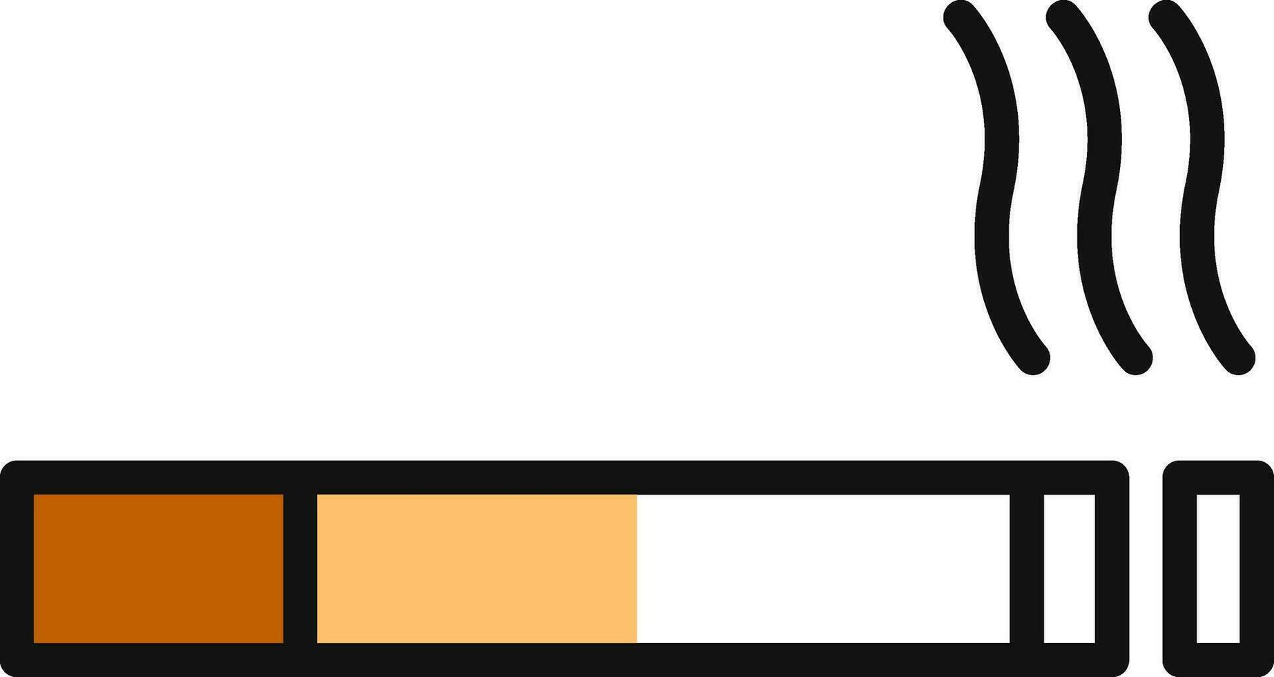 Cigarette Vector Icon Design