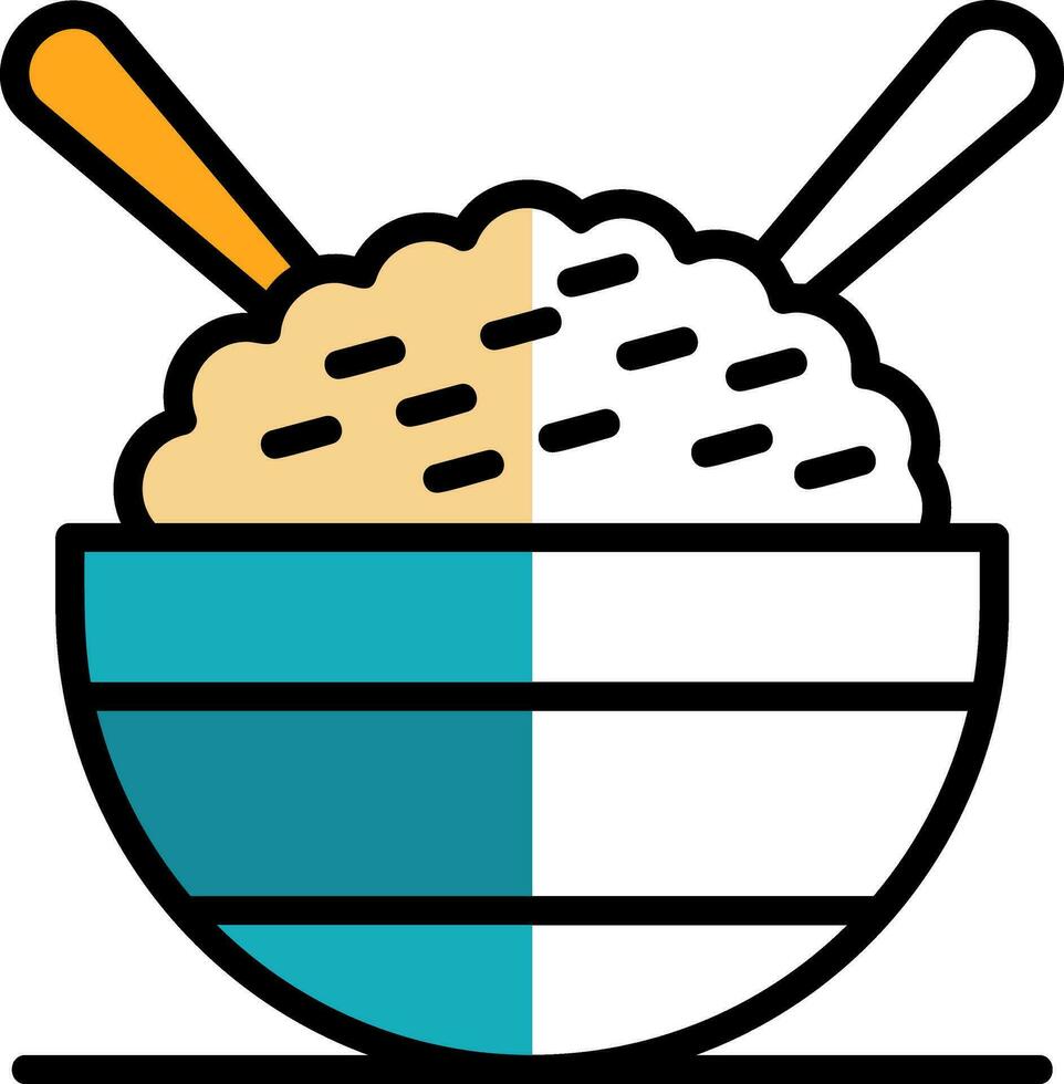 Aromatic rice Vector Icon Design