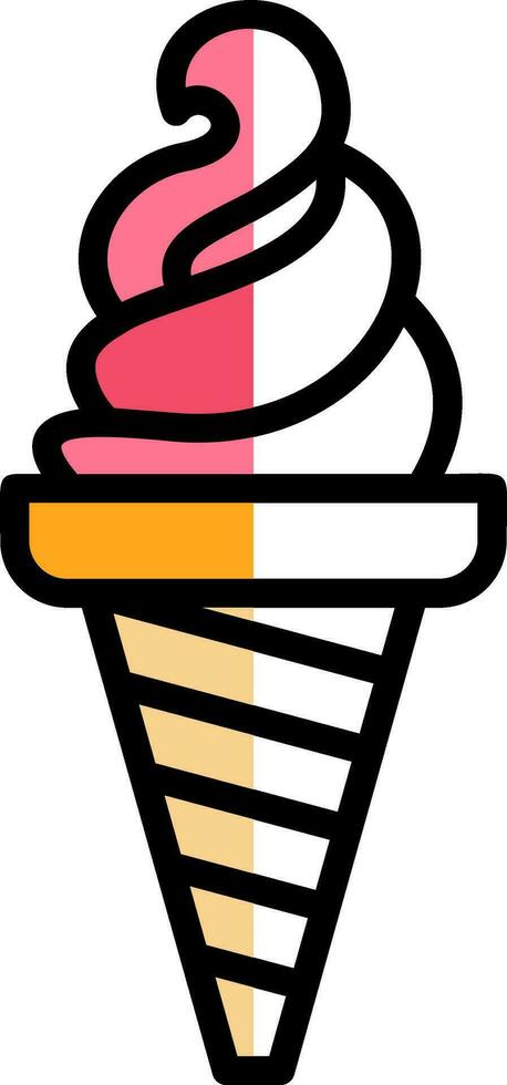 diseño de icono de vector de helado