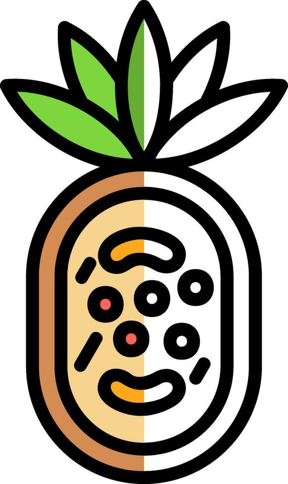 Khao pad Vector Icon Design