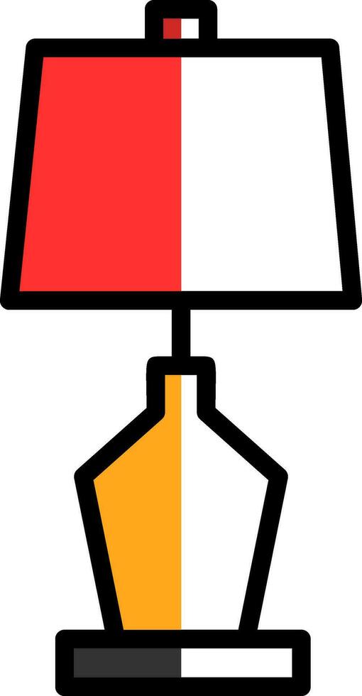 Lamp Vector Icon Design