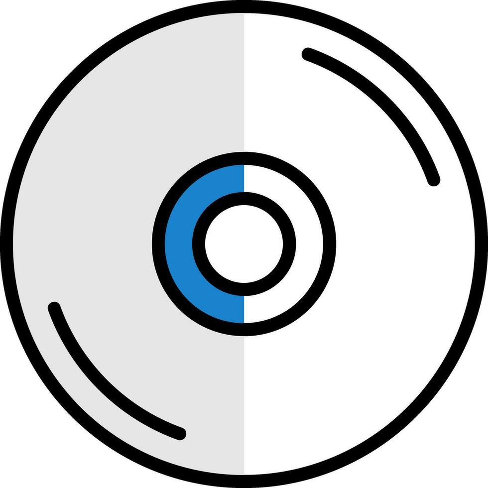 diseño de icono de vector de cd