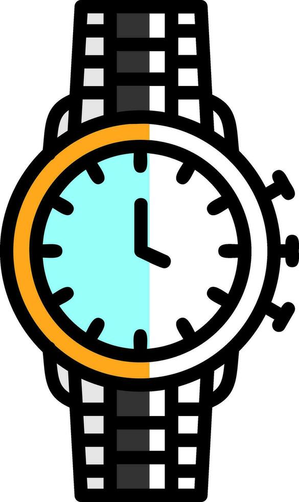 Wristwatch Vector Icon Design