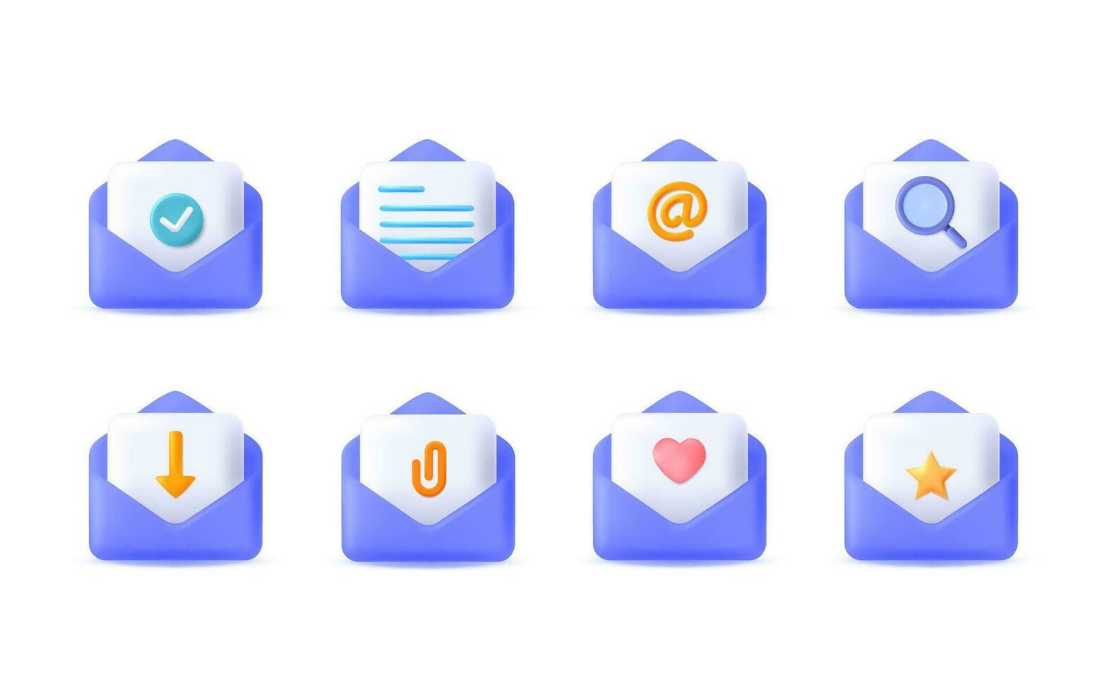 Email, Open Mail, New Email Icon Stock Illustration - Illustration of  communication, sign: 158557376