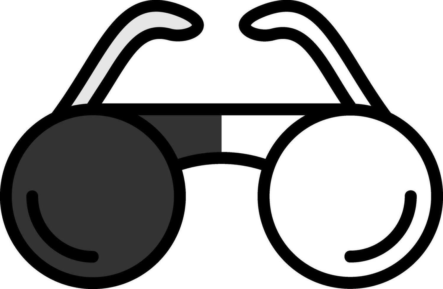 diseño de icono de vector de gafas