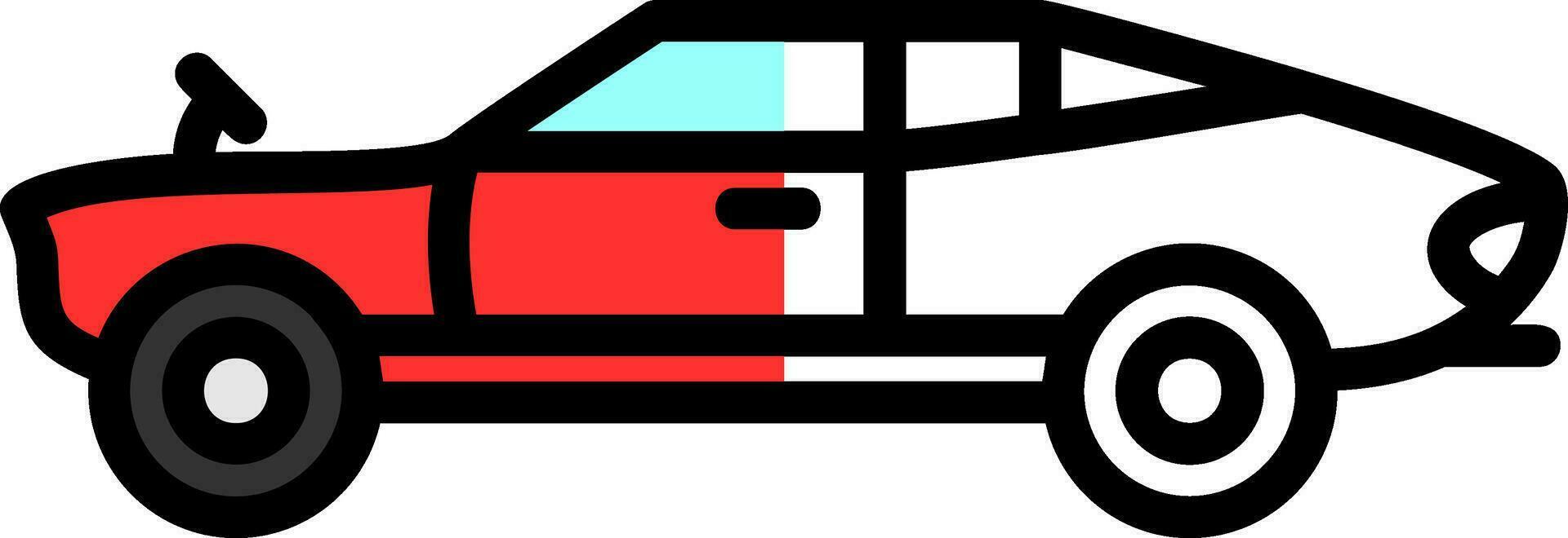 Old car Vector Icon Design