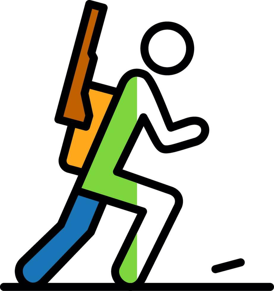 Biathlon Vector Icon Design