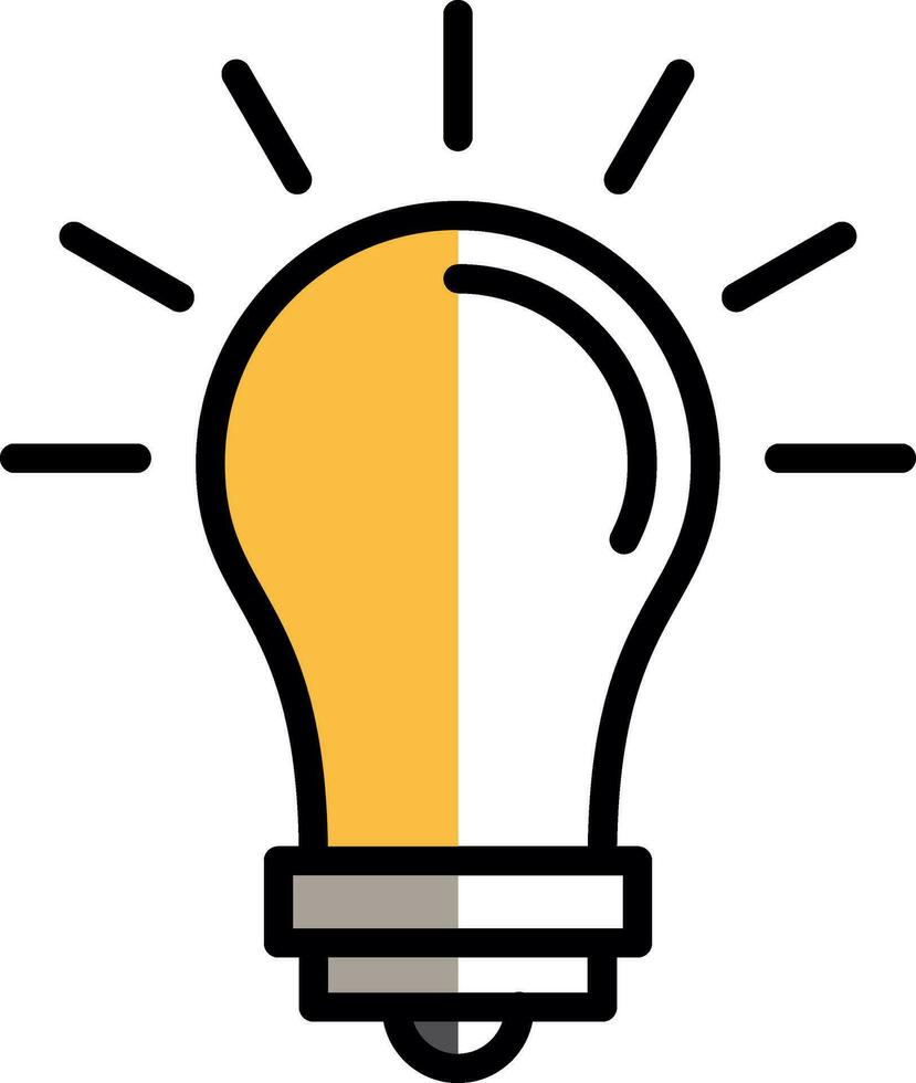 Bulb Vector Icon Design