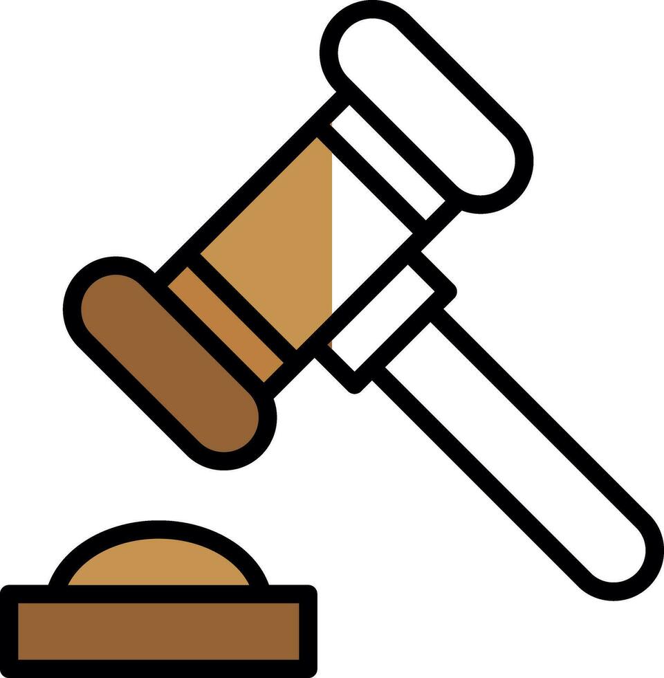 Gavel Vector Icon Design