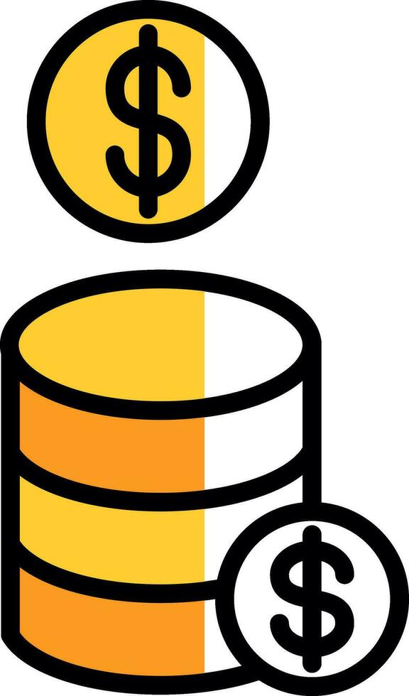 Coins Vector Icon Design