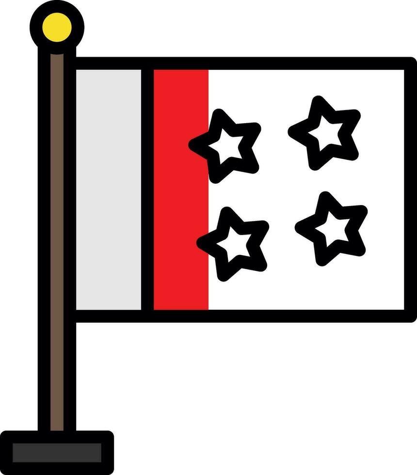 diseño de icono de vector de bandera