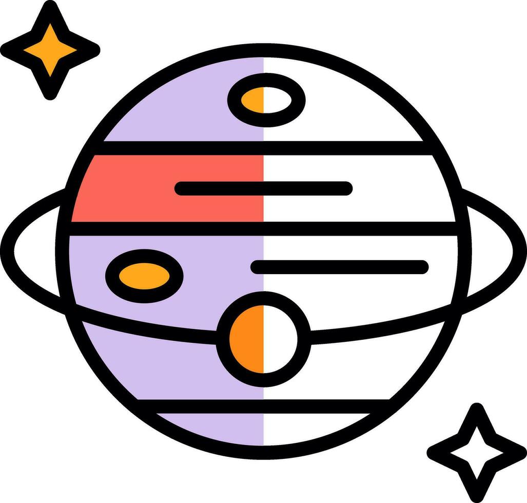 planeta vector icono diseño