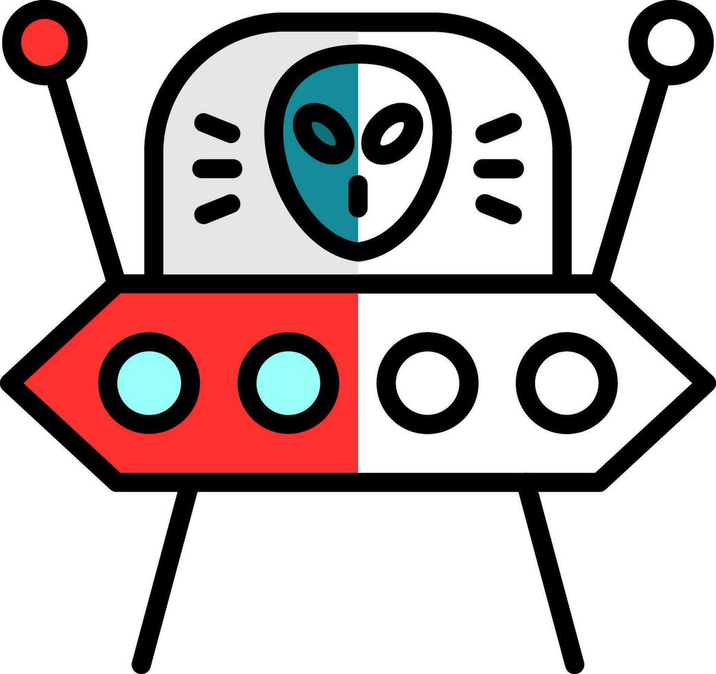 extraterrestre vector icono diseño