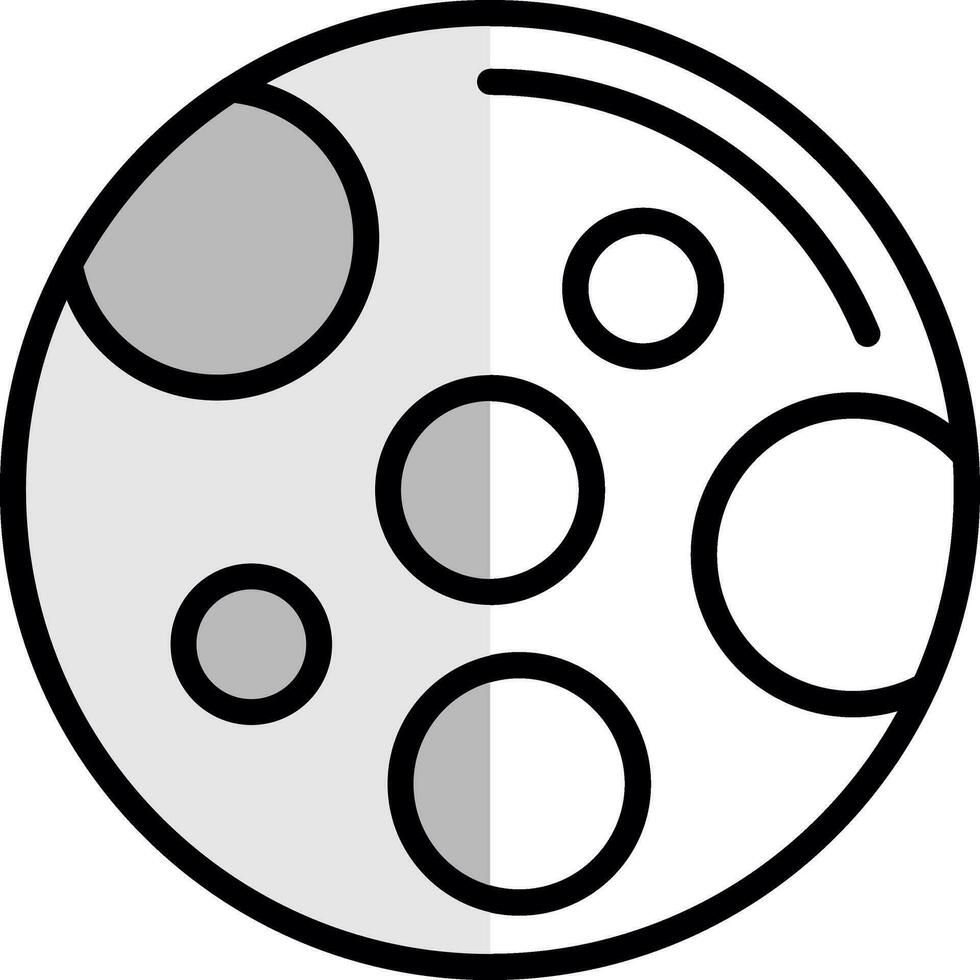 Moon Vector Icon Design