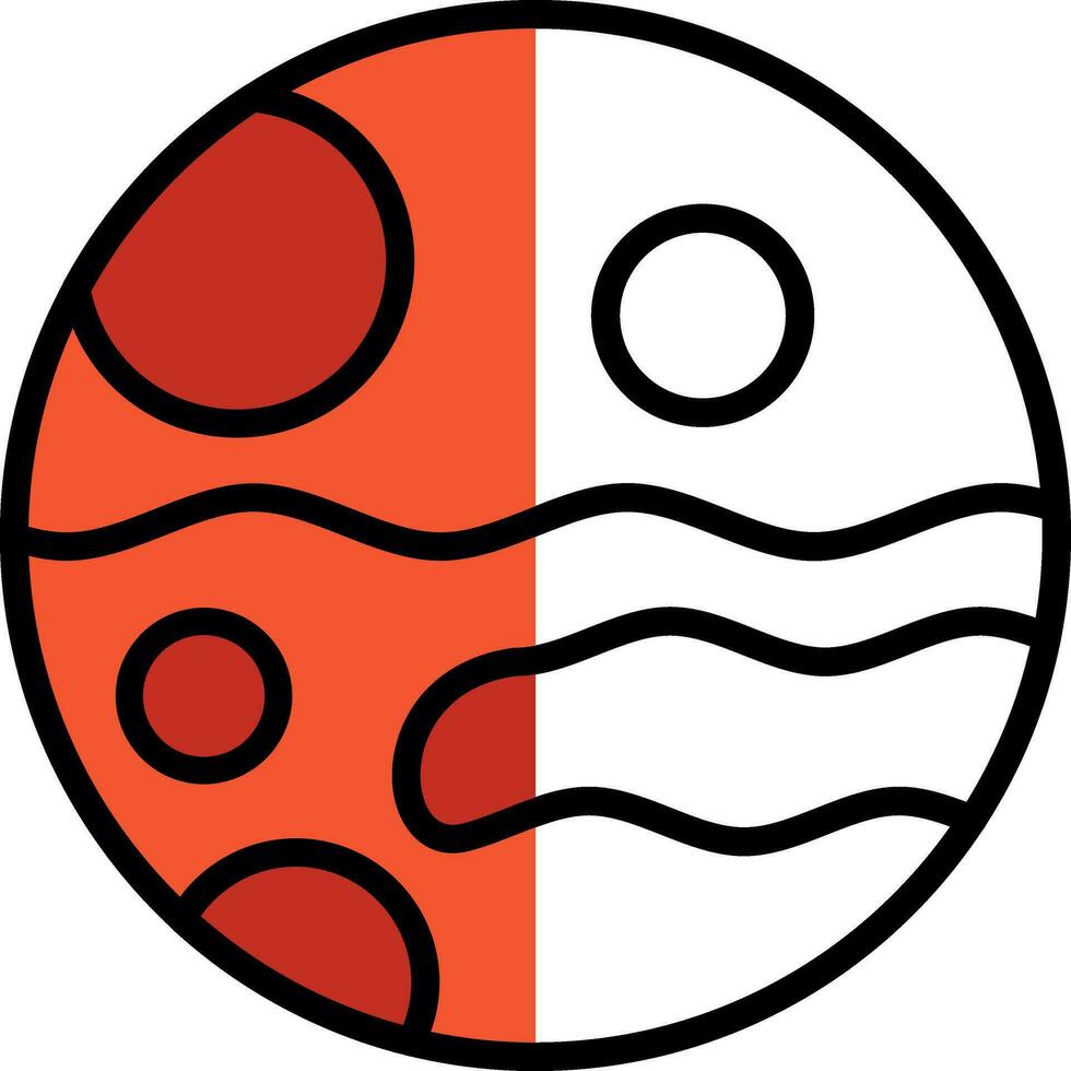 Mars Vector Icon Design