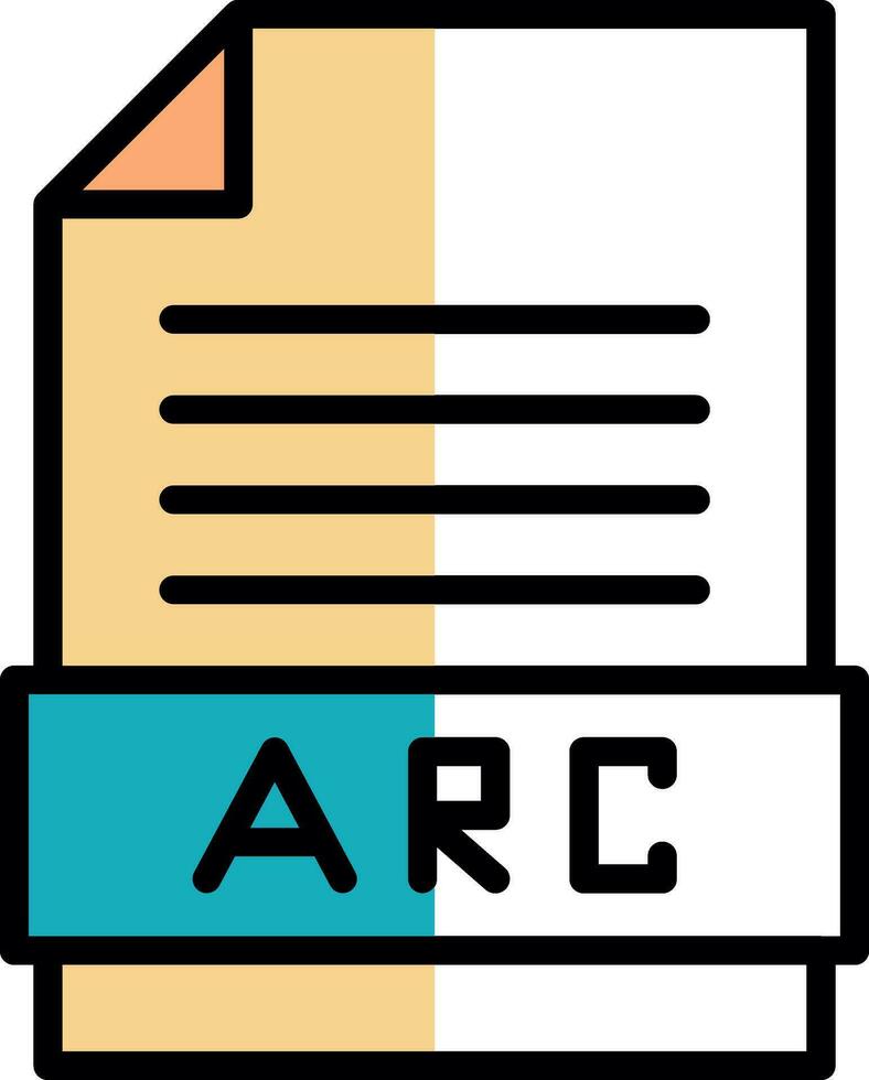 Arc Vector Icon Design