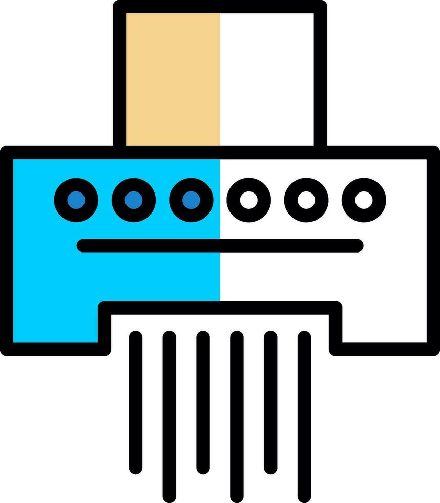 Shredder Vector Icon Design