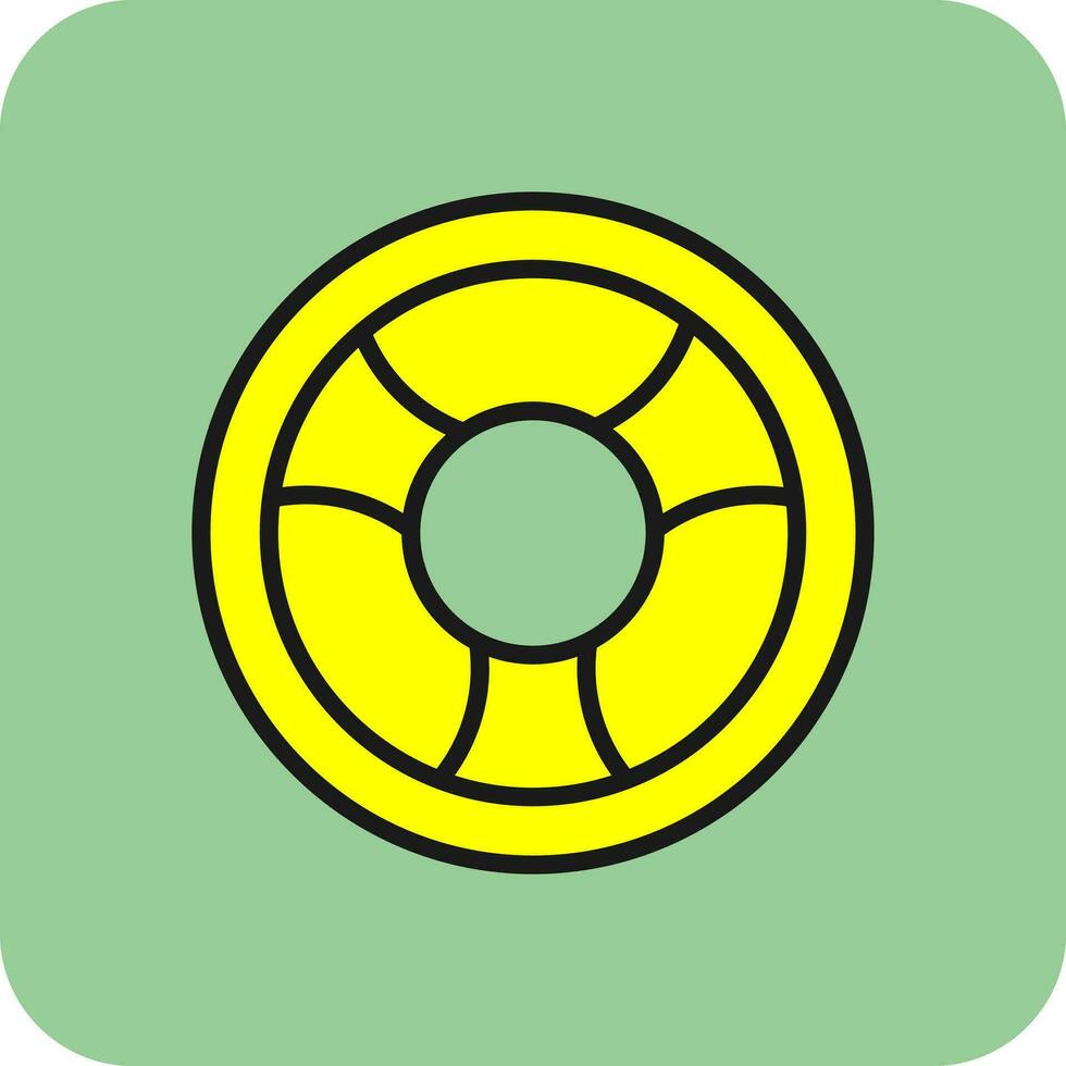 Steering wheel Vector Icon Design