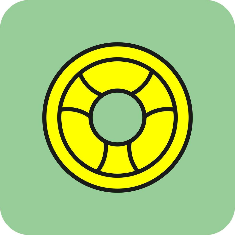 Steering wheel Vector Icon Design