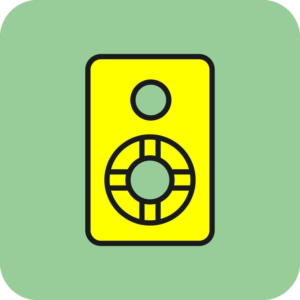 Audio system Vector Icon Design