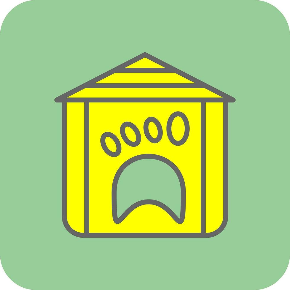 Animal shelter Vector Icon Design