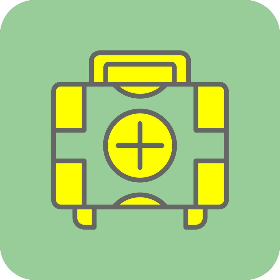 First aid kit Vector Icon Design