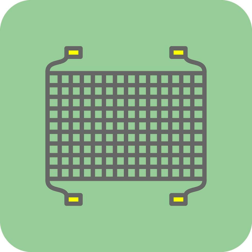 Fishing net Vector Icon Design