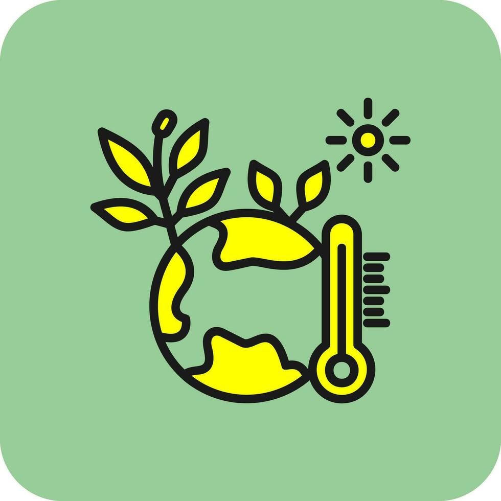 Climate change Vector Icon Design