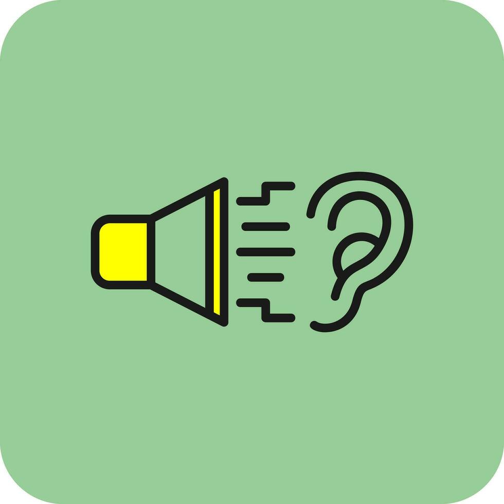 Sound pollution Vector Icon Design