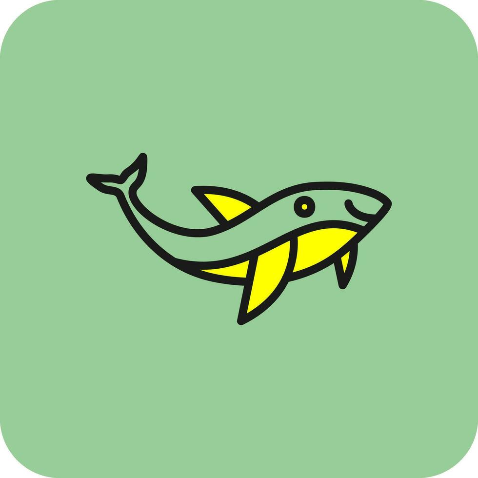 Whales Vector Icon Design