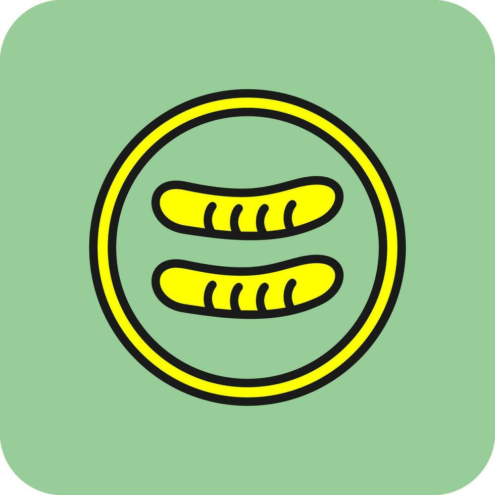 Sausage Vector Icon Design