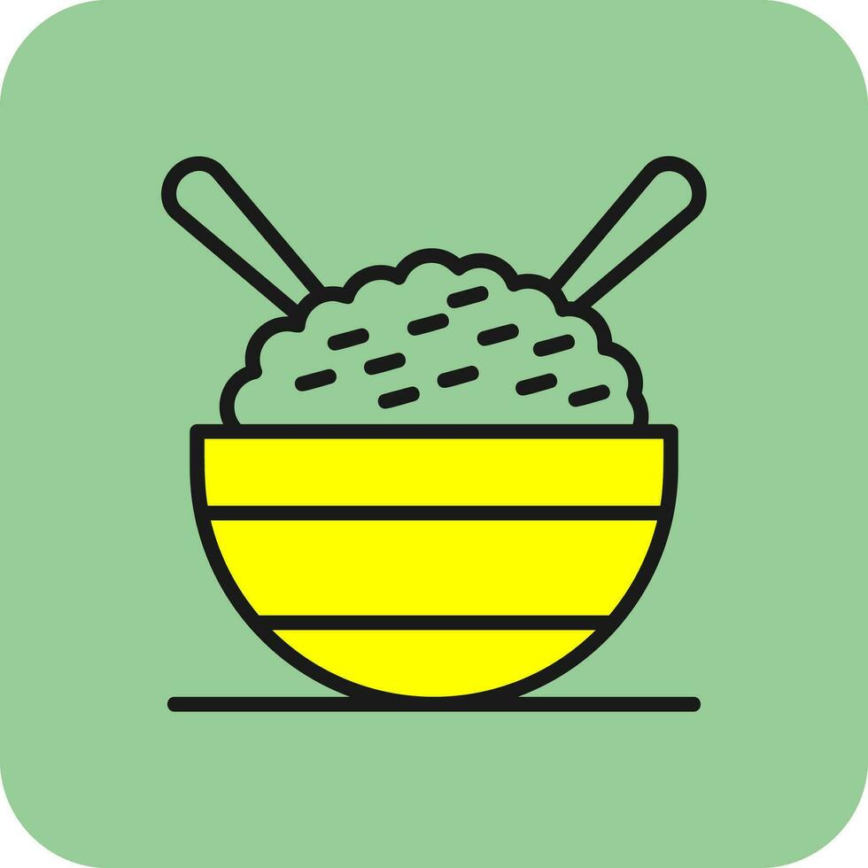 Aromatic rice Vector Icon Design