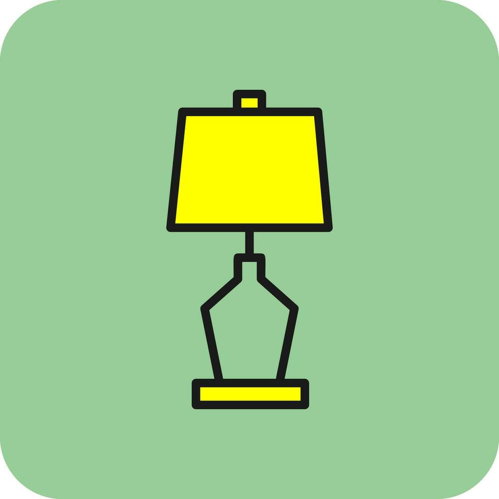 Lamp Vector Icon Design