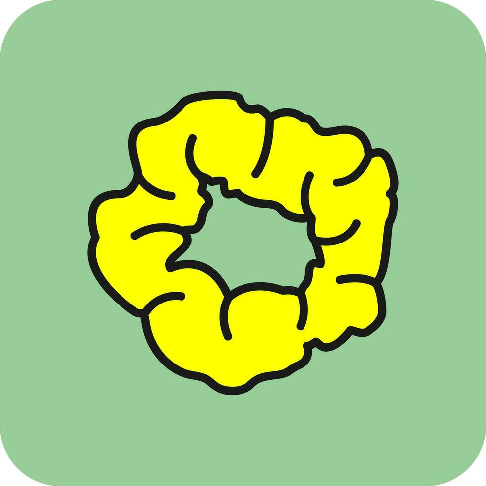 Scrunchie Vector Icon Design