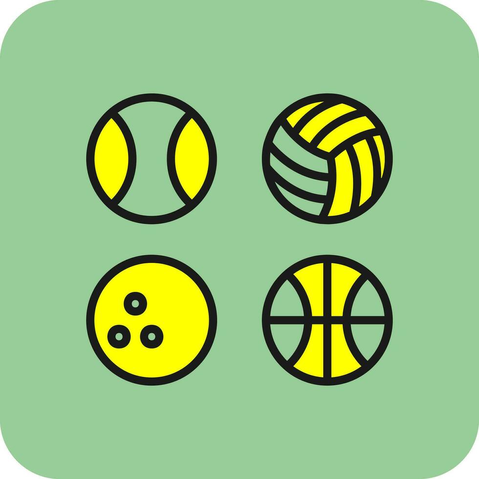 Balls Vector Icon Design