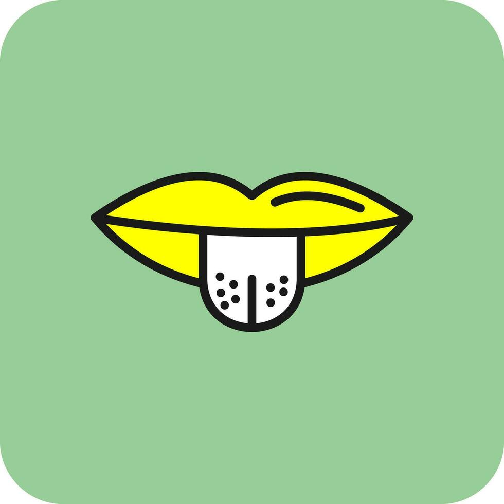 Tongue out Vector Icon Design
