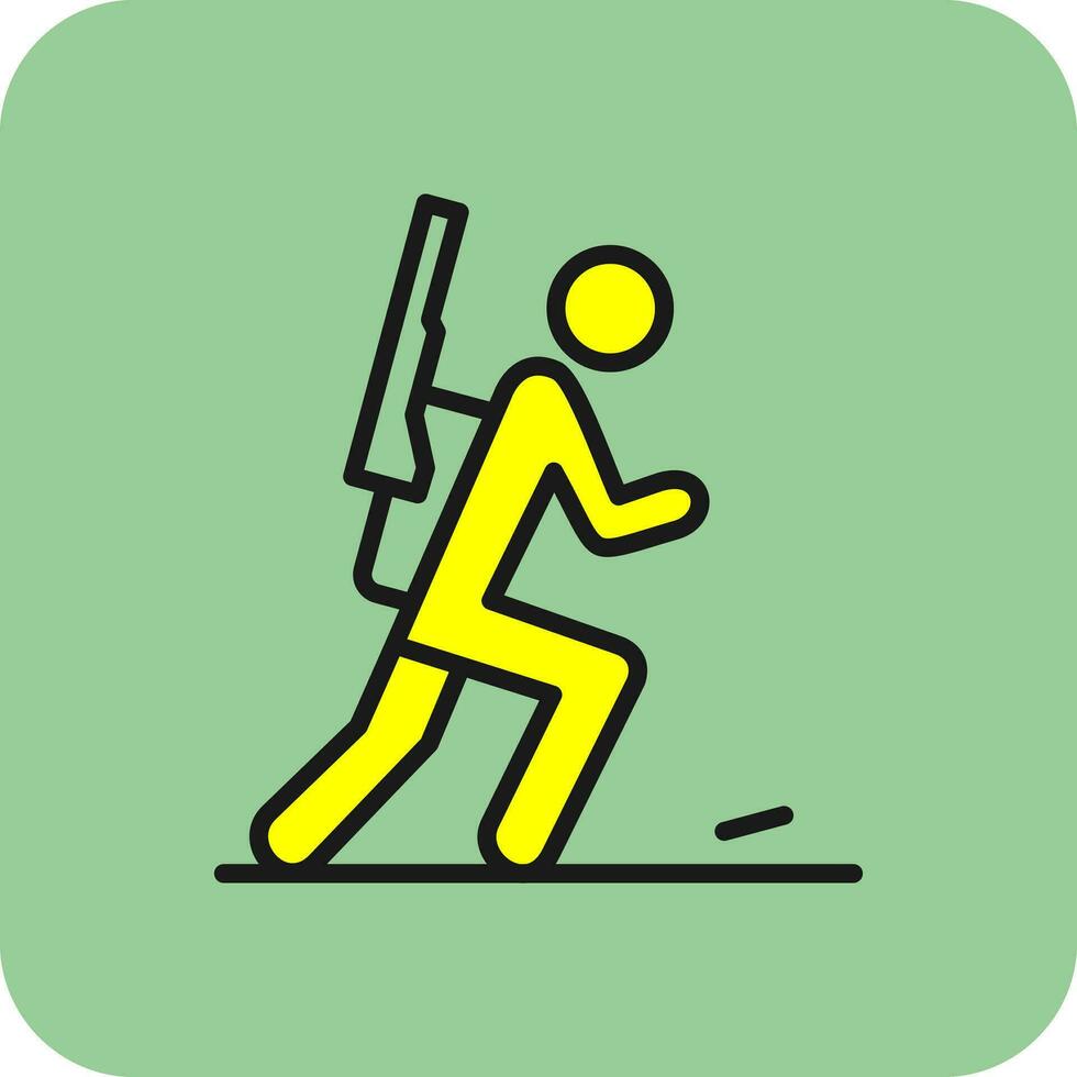 Biathlon Vector Icon Design
