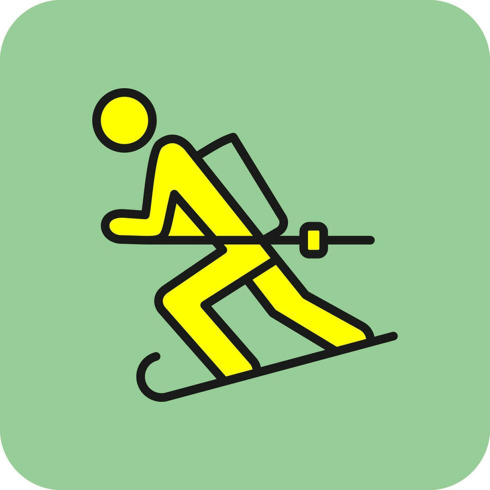 Skis Vector Icon Design