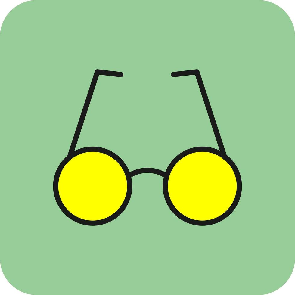 diseño de icono de vector de gafas