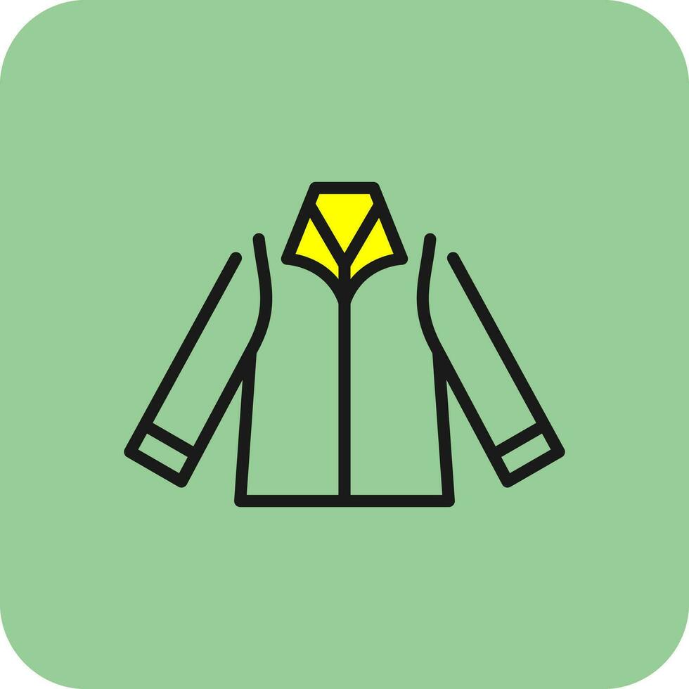 diseño de icono de vector de chaqueta