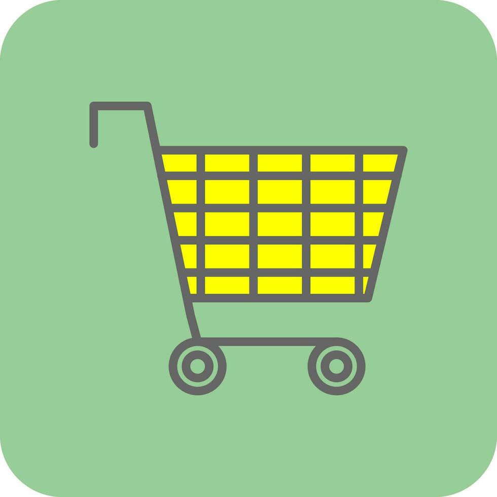 Trolley Vector Icon Design