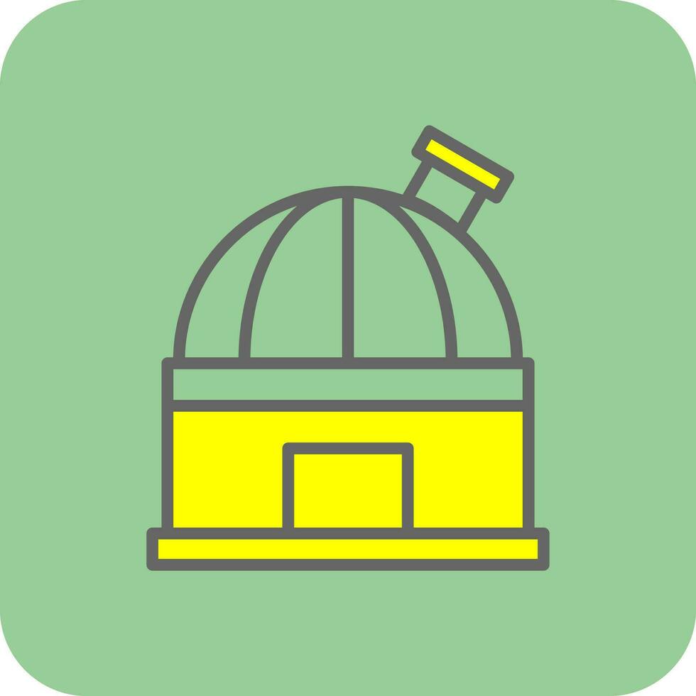 Observatory Vector Icon Design