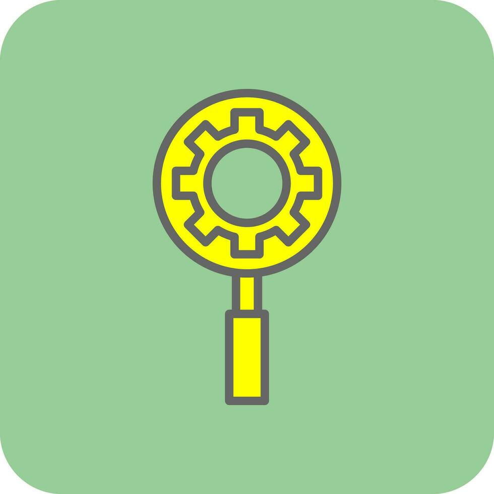 Magnifying glass Vector Icon Design