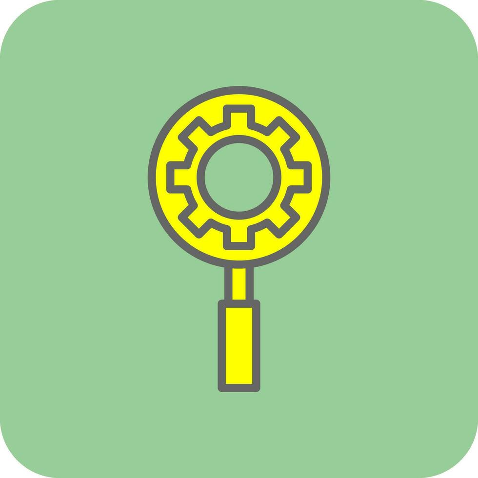 Magnifying glass Vector Icon Design