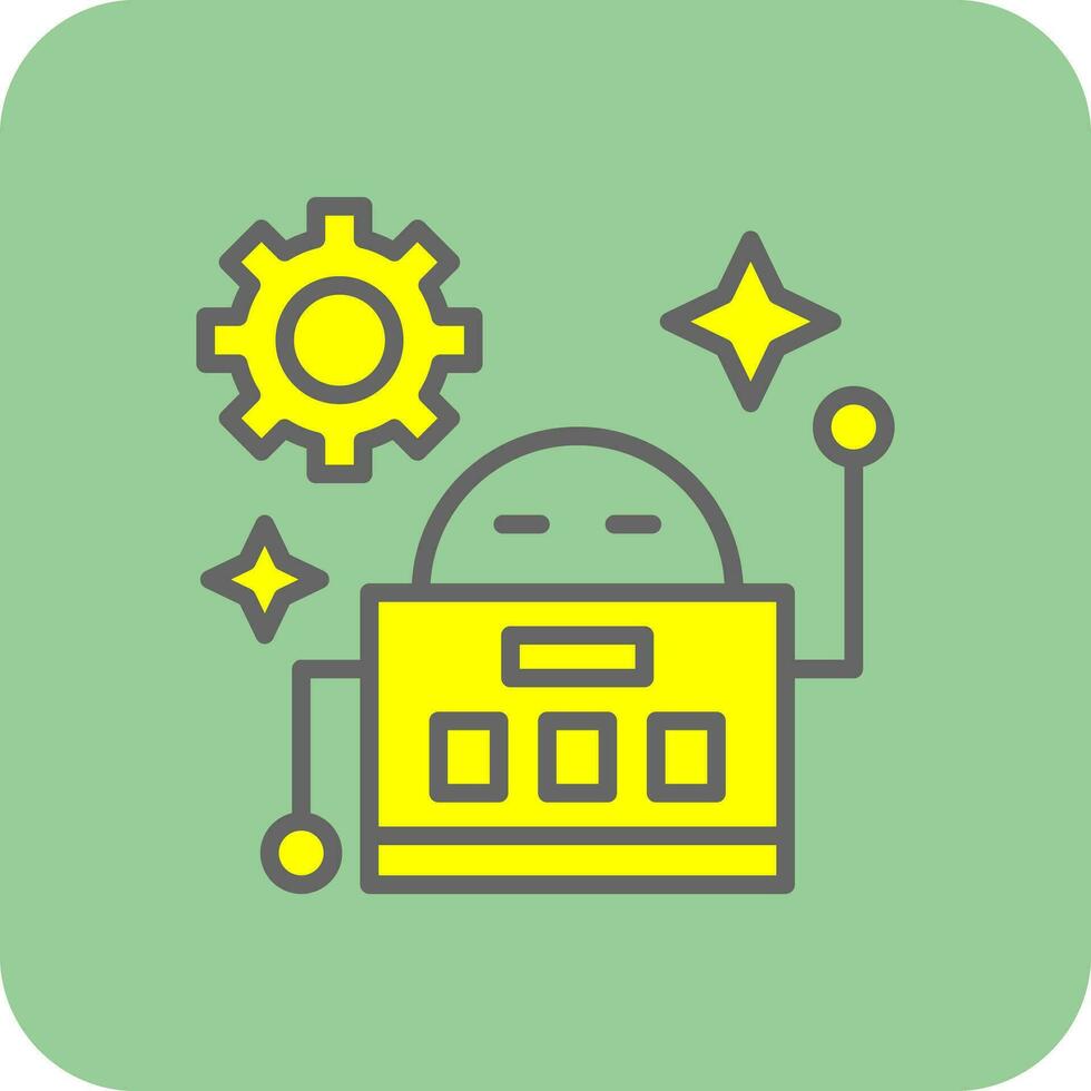 Robot Vector Icon Design