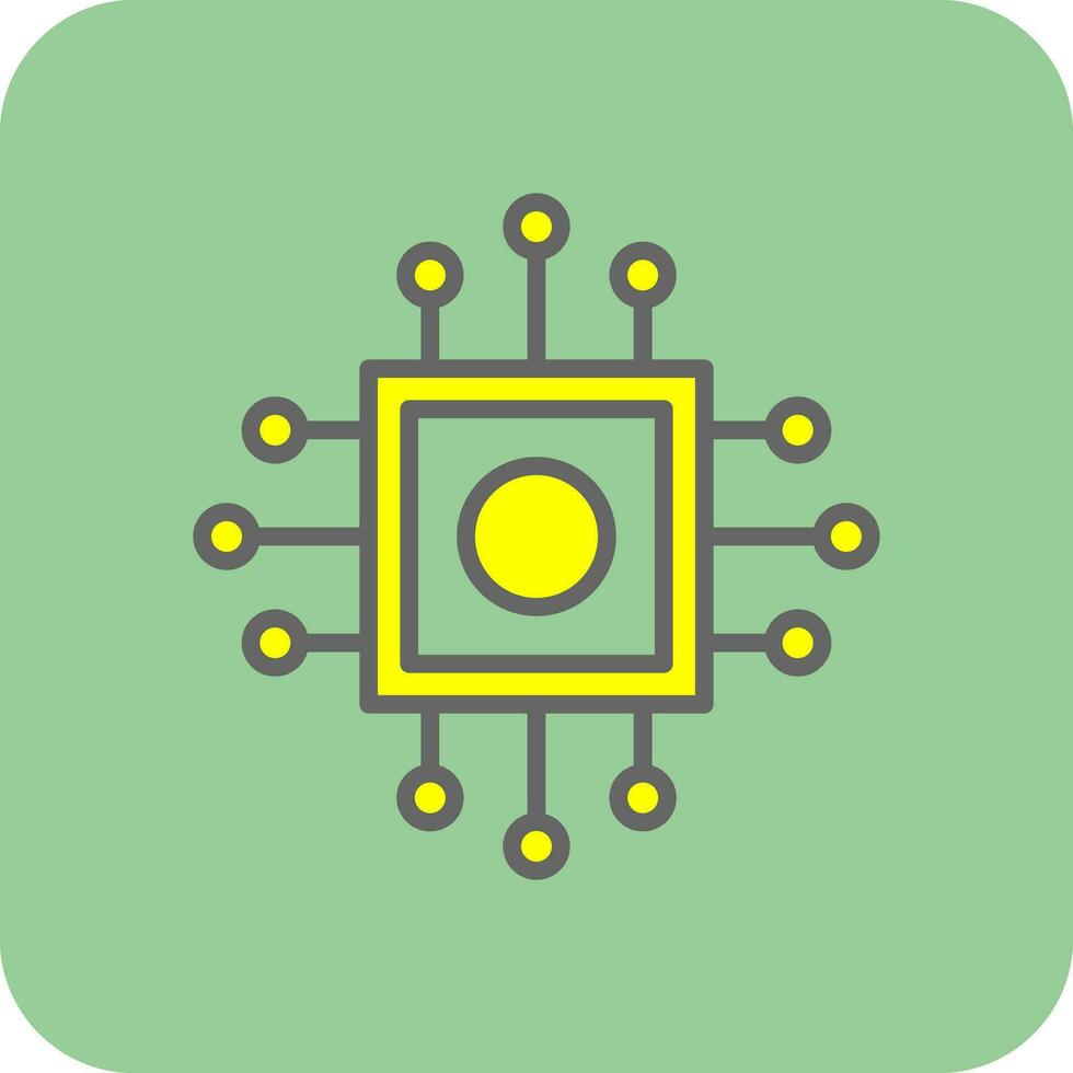 Cpu Vector Icon Design