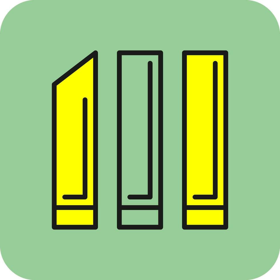 Chalks Vector Icon Design
