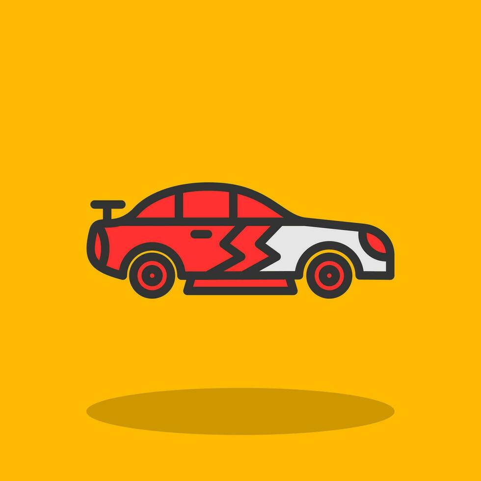 Sport car Vector Icon Design